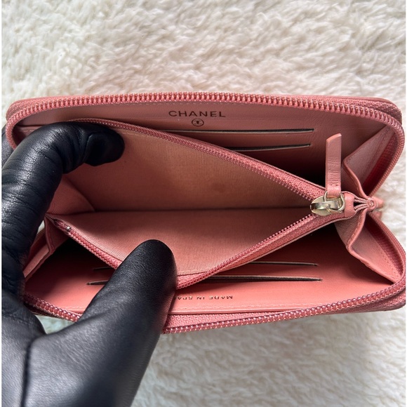 Pink Chanel Boy Wallet - Picture 6 of 9